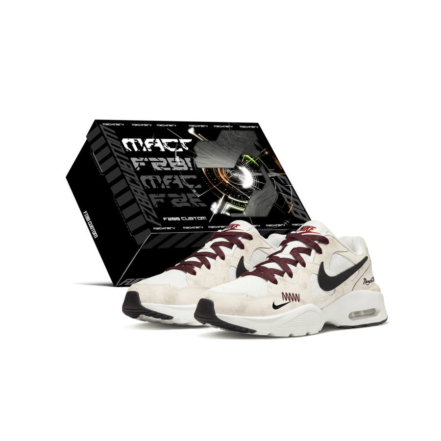 Nike Nike Air Max Fusion Running Shoes Men's Low Top White Brown