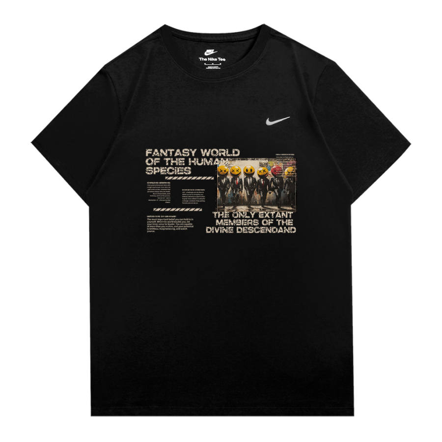 Nike Nike Sportswear T Shirts Unisex Black Crew Neck Moderate