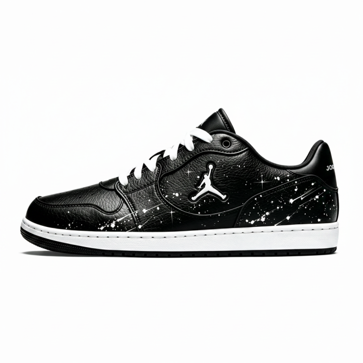 Jordan Jordan COURT CONNECT Skateboard Shoes Men's Low Top Black/White/Gray