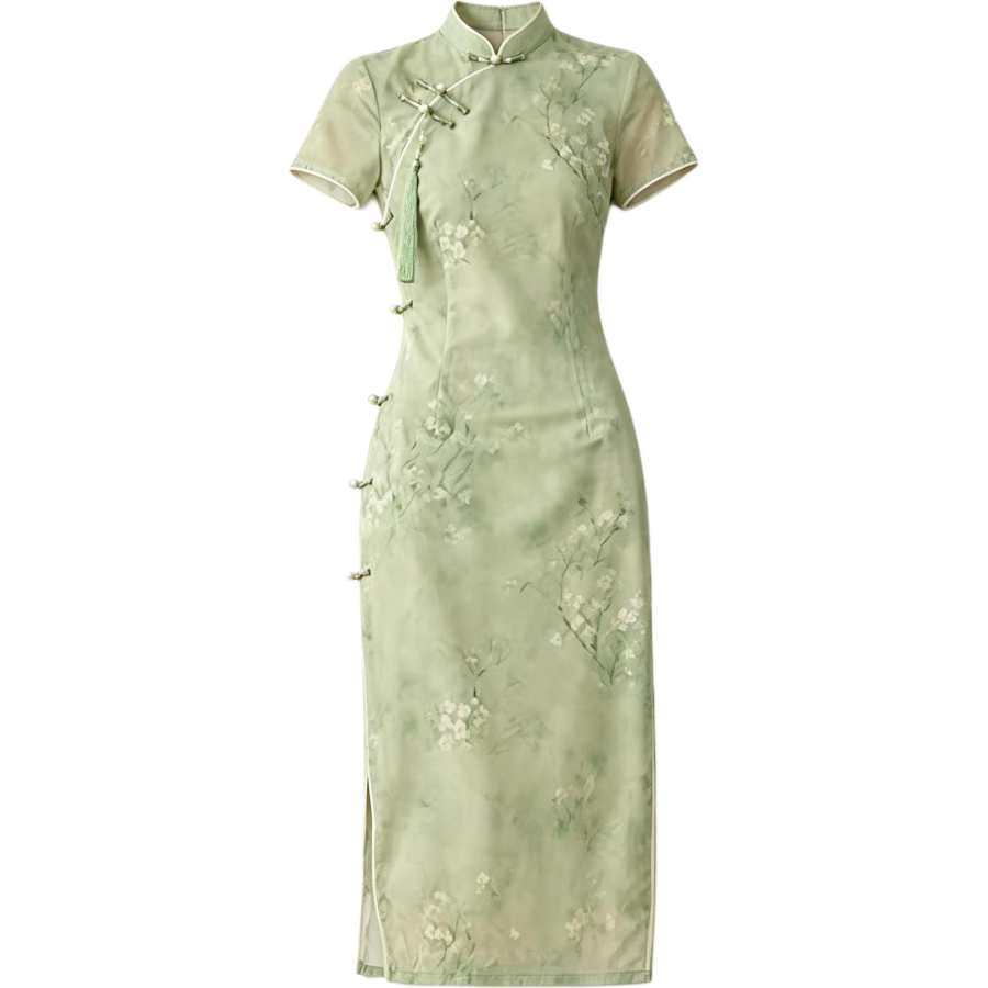 SIXUSICHOU Short Sleeved Dress Women's
