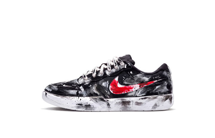 Nike Nike SB Force 58 Skateboard Shoes Unisex Low Top Black/White/Red