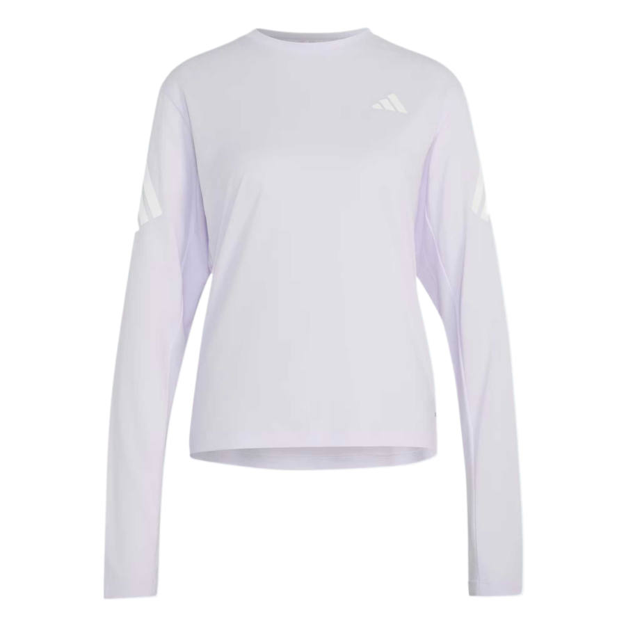 Adidas Adidas Running T Shirts Women's Frozen Purple/White Crew Neck