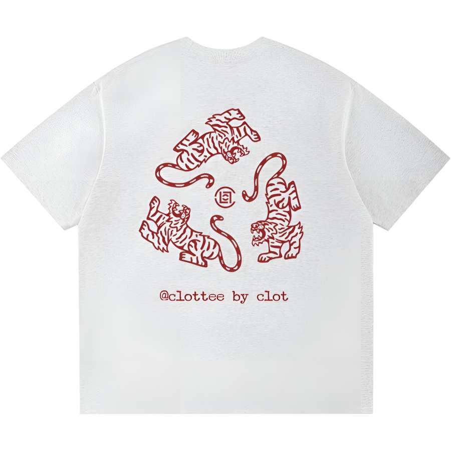 CLOT T Shirts Unisex Crew Neck Moderate Straight Fit