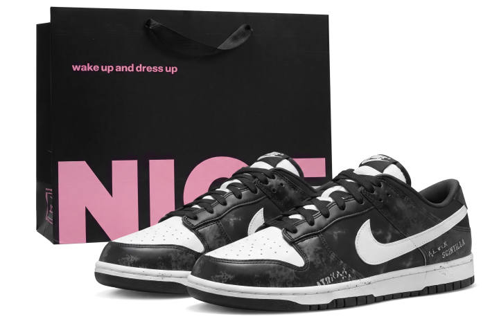 Nike Nike Dunk Skateboard Shoes Unisex Low Top Black/White