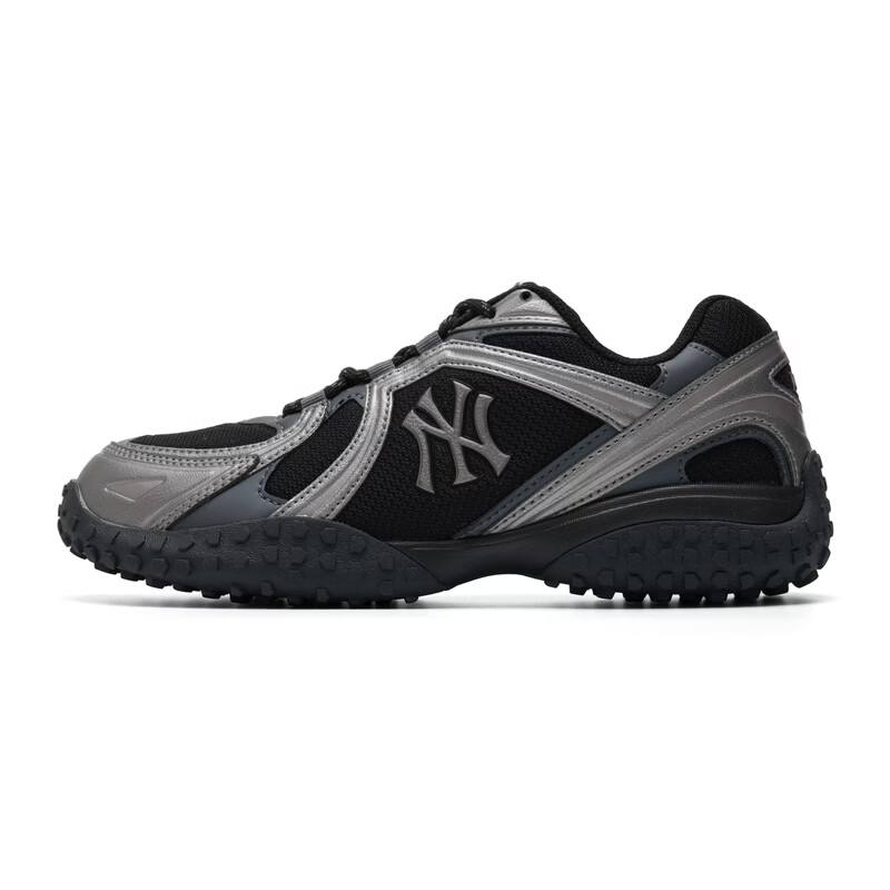 MLB New York Yankees Gommino Loafers Unisex Low Top Black