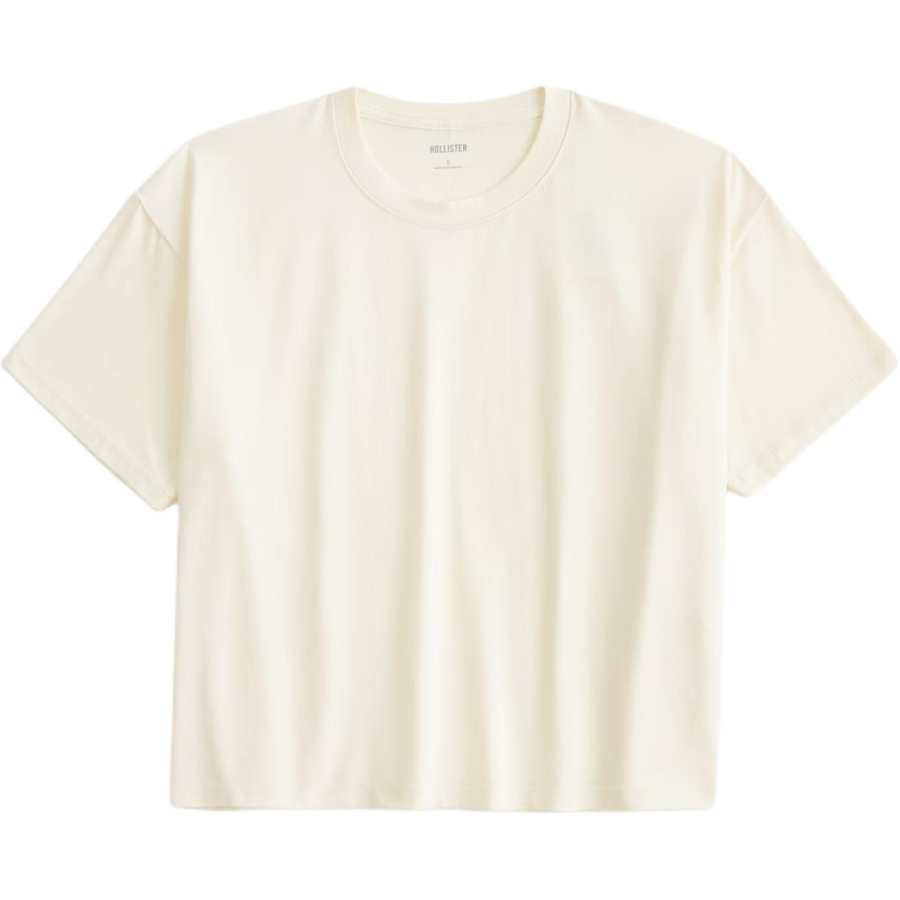Hollister/ T Shirts Women's Yellow Crew Neck