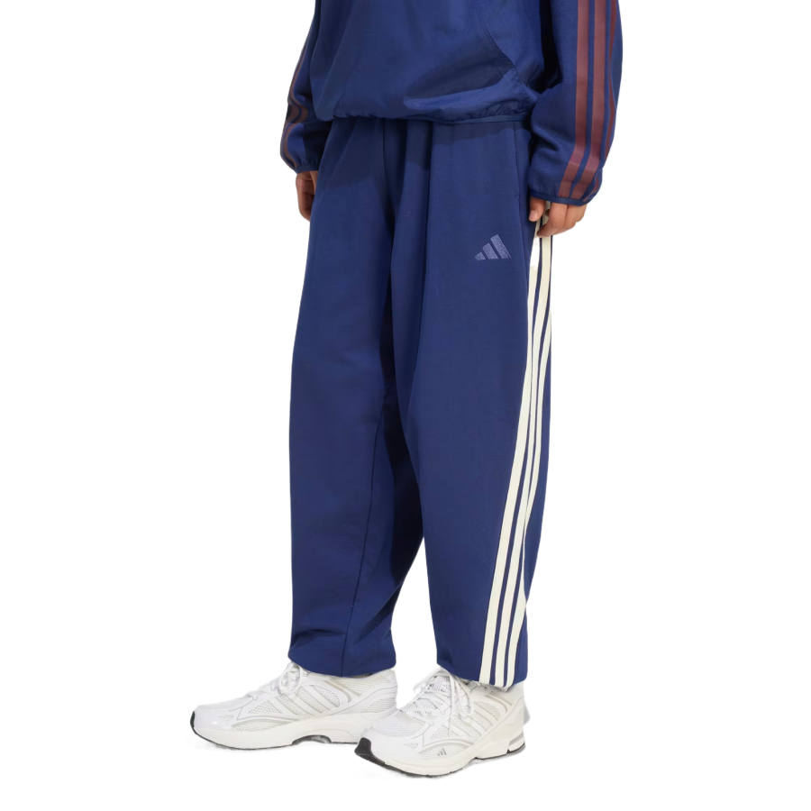 Adidas Adidas Sportswear Knitted Sweatpants Men's Dark Blue/Ecru Moderate Cuffed Pants