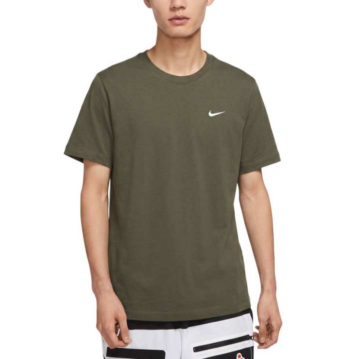 Nike Nike T Shirts Men's Army Green Crew Neck