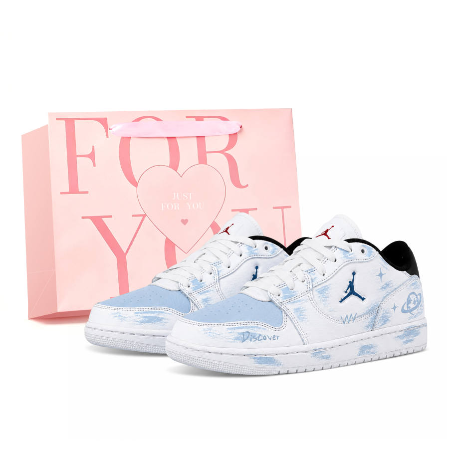Jordan Jordan COURT CONNECT Skateboard Shoes Men's Low Top Blue