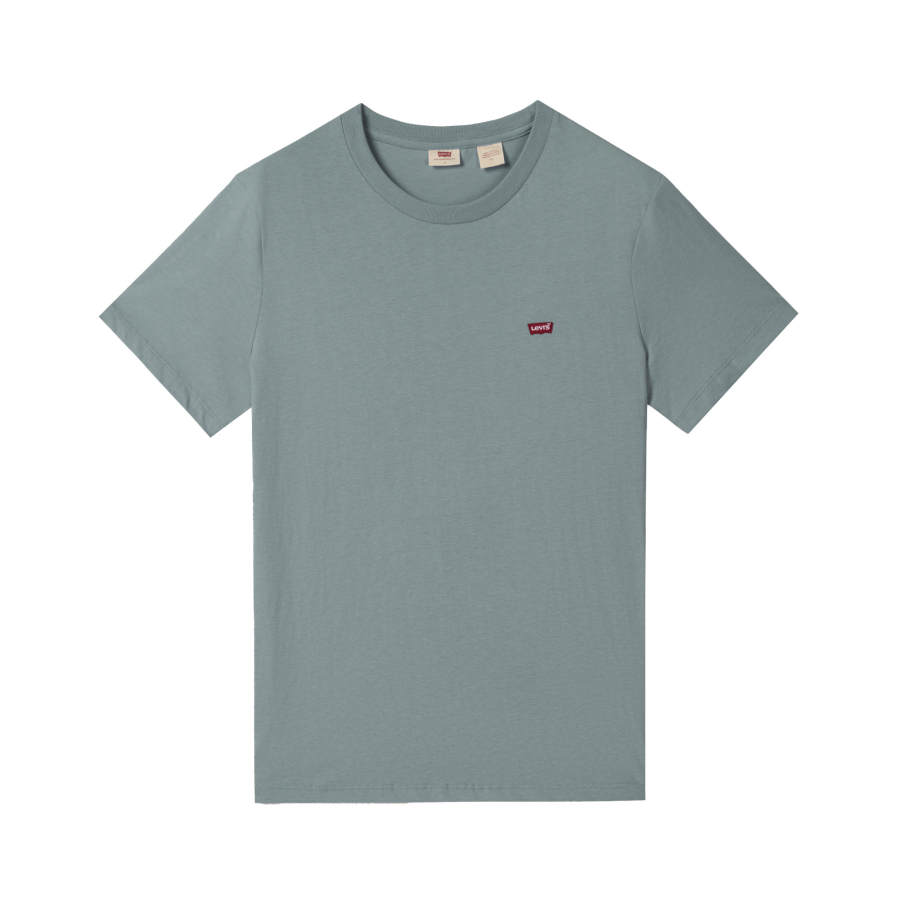 Levis T Shirts Men's Gray Blue Crew Neck Moderate Straight Fit