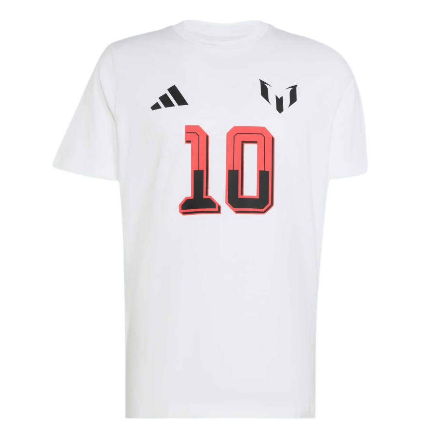 Adidas Adidas Messi T Shirts Men's White Crew Neck