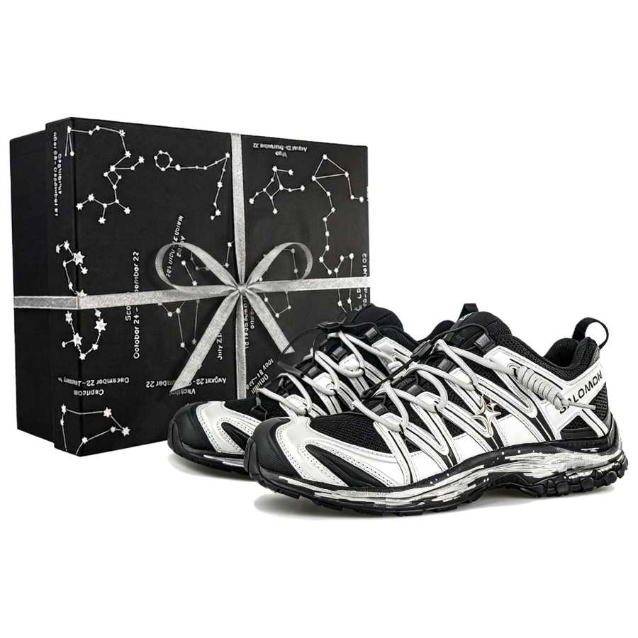 SALOMON XA PRO 3D Running Shoes Unisex Low Top Silver