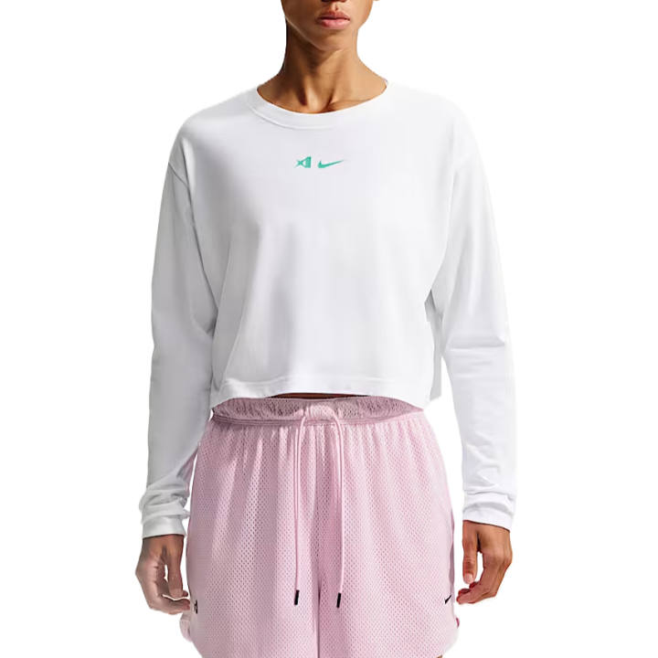 Nike Nike T Shirts Women's White Crew Neck Moderate