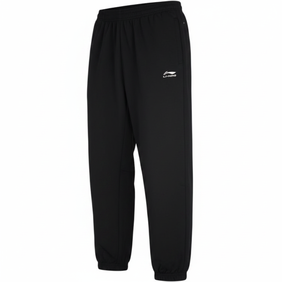 Li-Ning Li Ning Casual Pants Men's Black Moderate Cuffed Pants