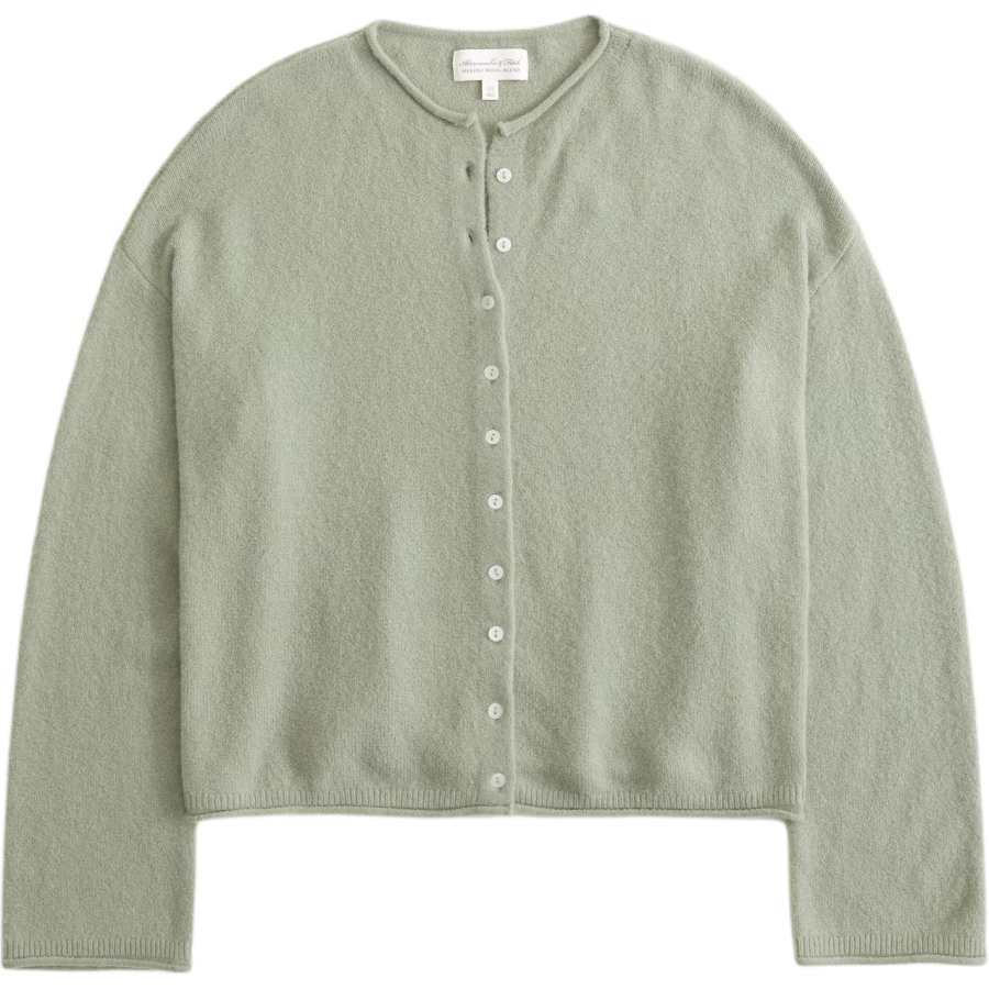 Abercrombie&Fitch Knitwear Women's Green Crew Neck Moderate