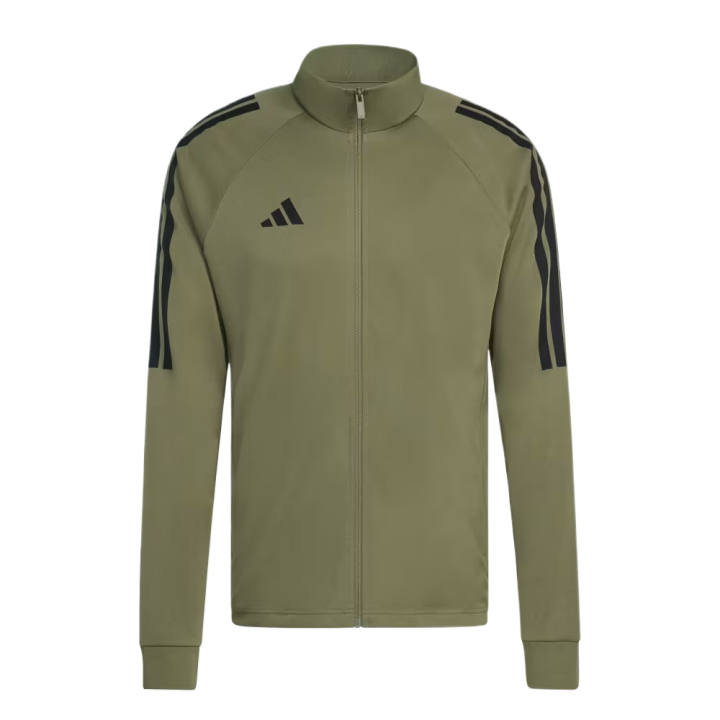 Adidas Adidas Jackets Men's Olive Strata Stand Collar Moderate