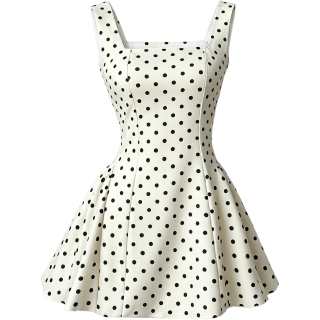 PAVLISOVA Slip Dress Women's Apricot Base Polka Dot Skirt With Pads