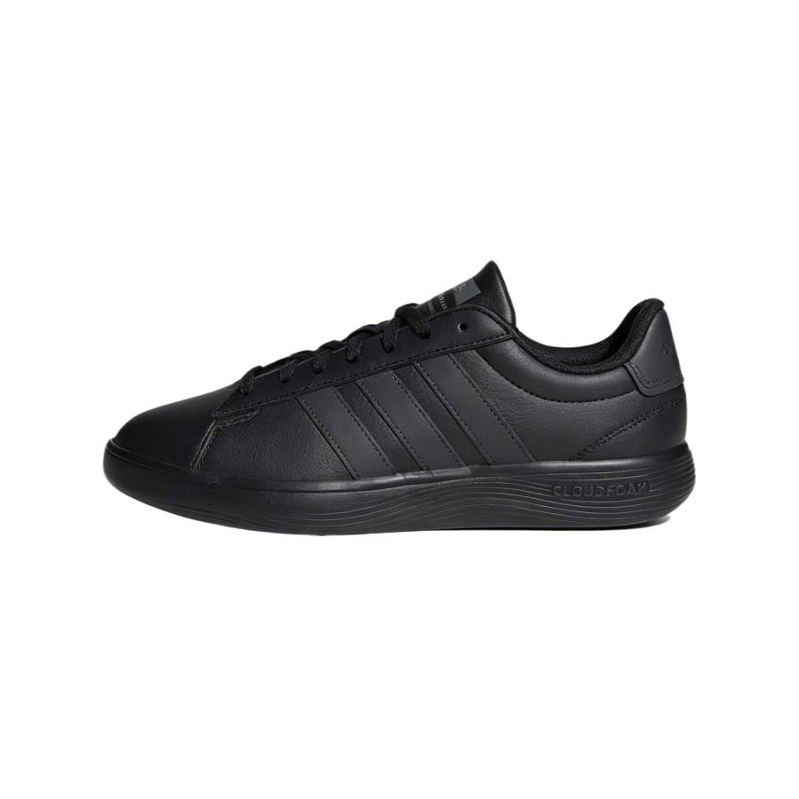 Adidas Adidas GRAND COURT 3.0 Training Shoes Men's Low Top Core Black/Carbon Gray/Tricolor