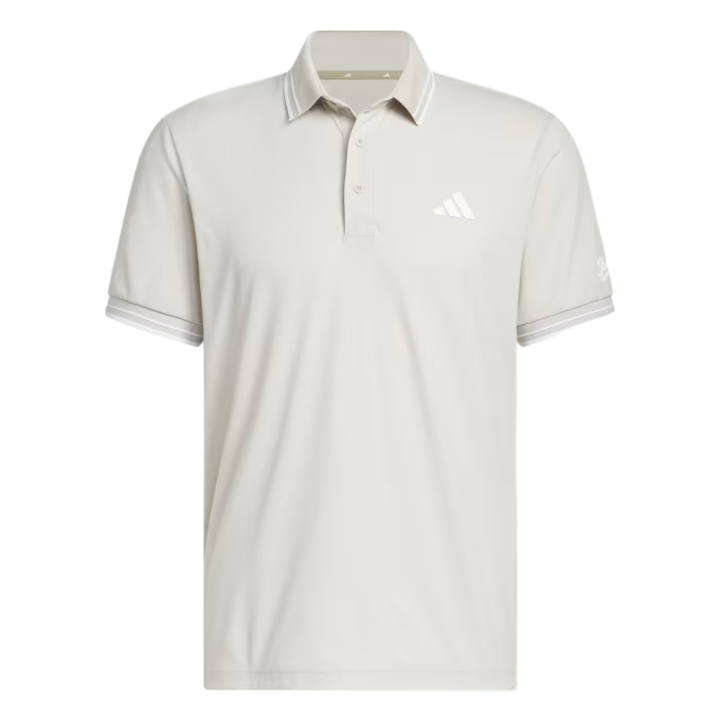 Adidas Adidas Climacool Polo Shirts Men's Beige Polo Collar Moderate