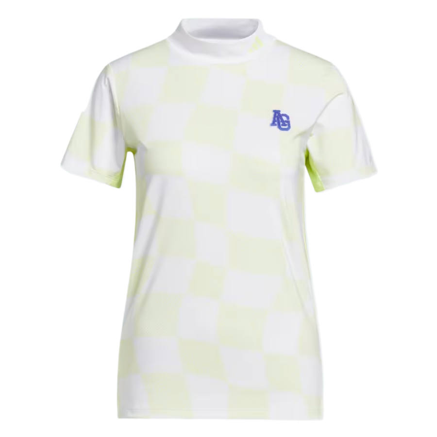 Adidas Adidas Golf Clothing Women's Half Frozen Lemon/White Turtleneck Moderate