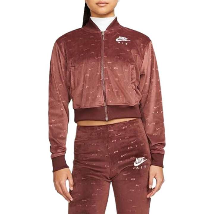 Nike Nike Air Jackets Women's Bronze Baseball Collar Moderate