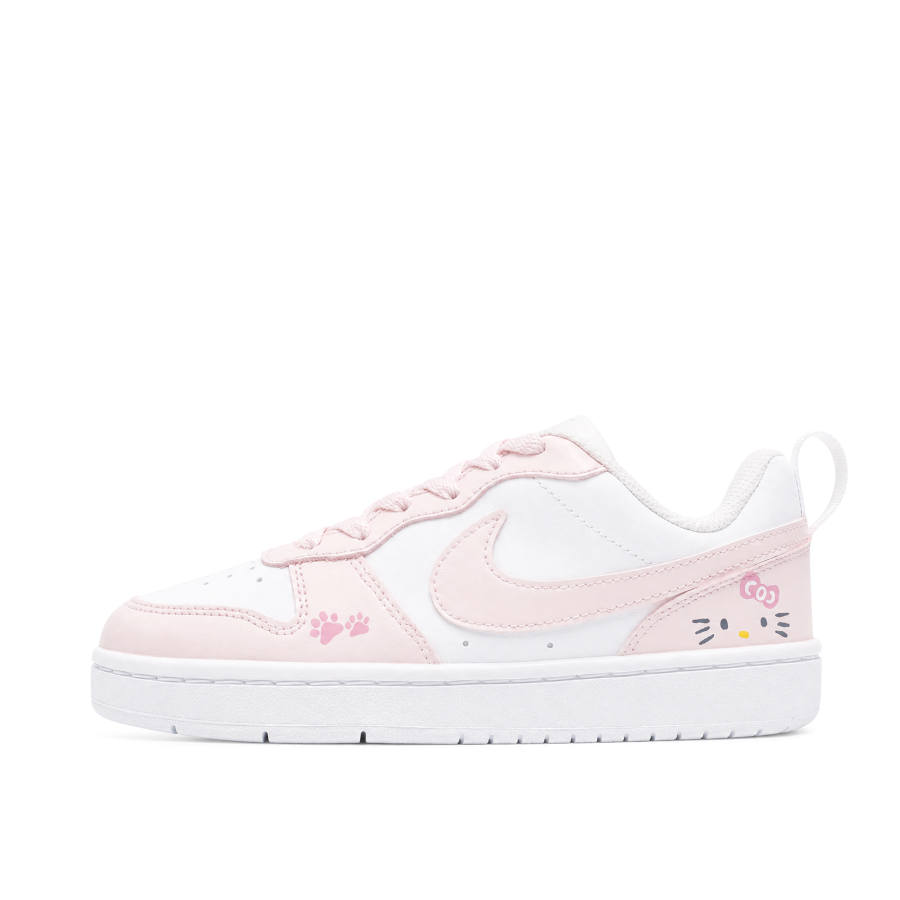Nike Nike Court Borough Pink Kitten Slip Resistant Anti Kick Cushioning Abrasion Resistant Balance Low top