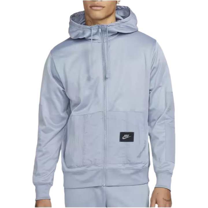 Nike Nike Sportswear Sweatshirts Men's Blue Hooded Non Detachable Moderate