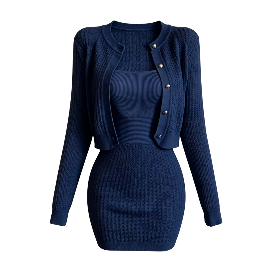FINDSME GAGA Two Piece Skirt Sets Women's Camisole Moderate Short Skirt