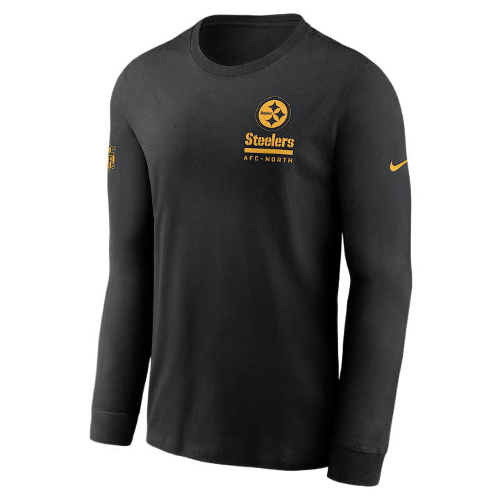 Nike Nike NFL T Shirts Men's Black Crew Neck Moderate