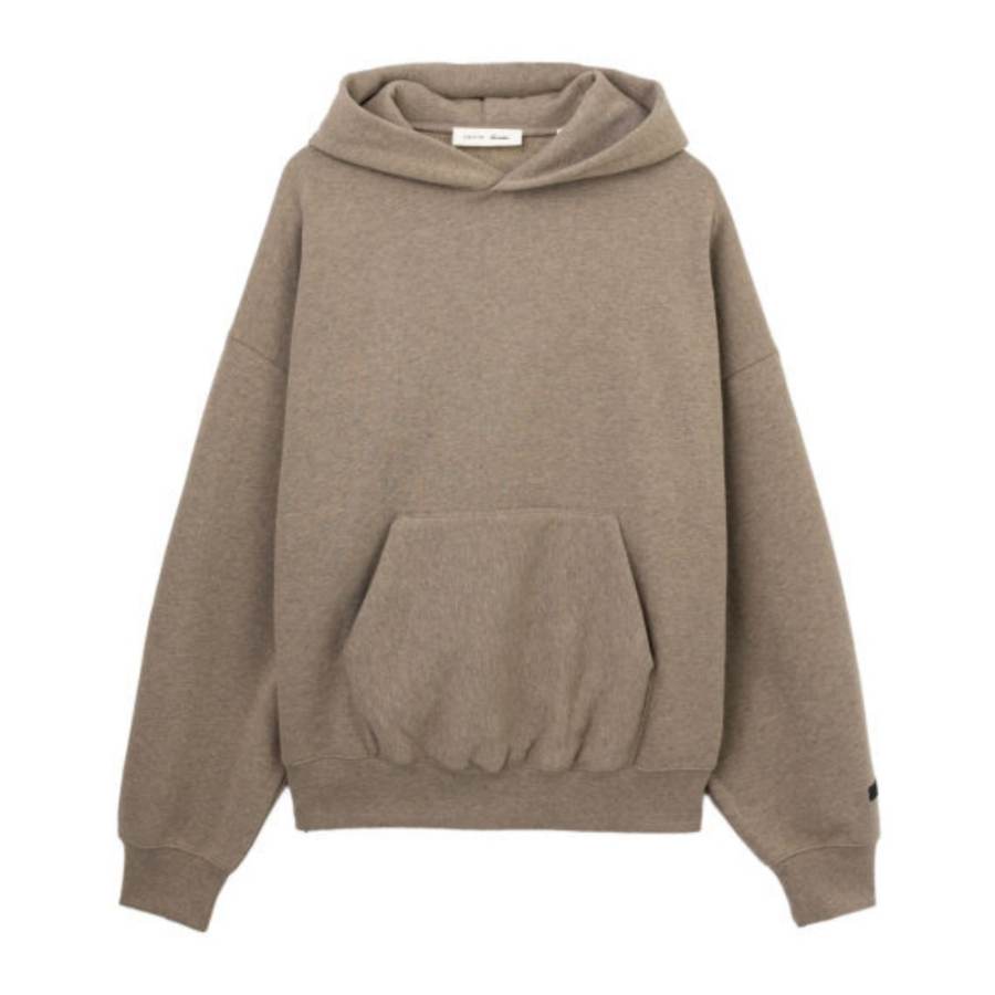 Fear Of God Essentials Sweatshirts Men's Brown Hooded Non Detachable Moderate Straight Fit