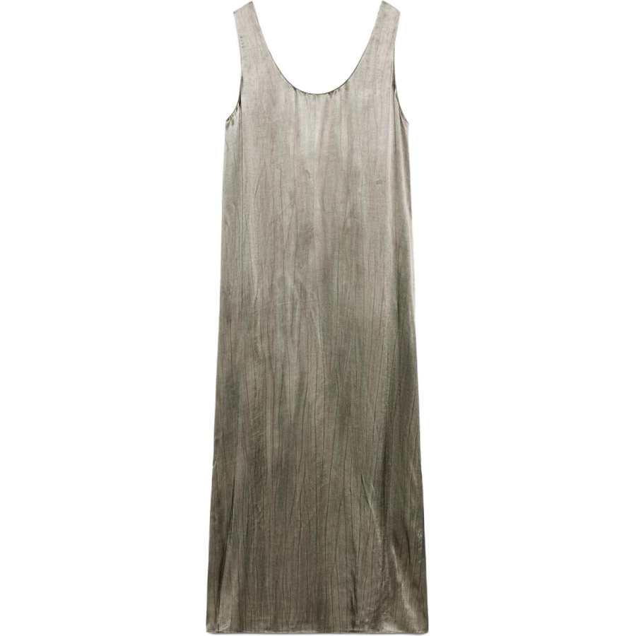 ZARA ZW Sleeveless Dresses Women's Light Gray Moderate