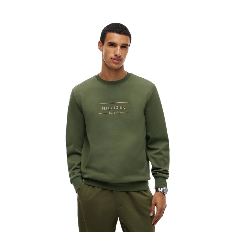 Tommy Hilfiger Sweatshirts Men's Light Jasper MT1 Crew Neck Moderate Other