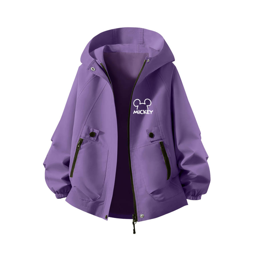 Disney Kids Jackets Hooded Non Detachable Moderate Non Stretch
