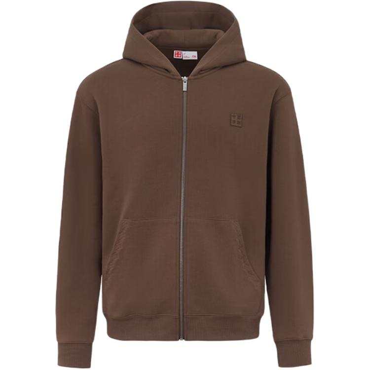 Li-Ning Li Ning Jackets Unisex Pottery Clay Brown Hooded Non Detachable Moderate