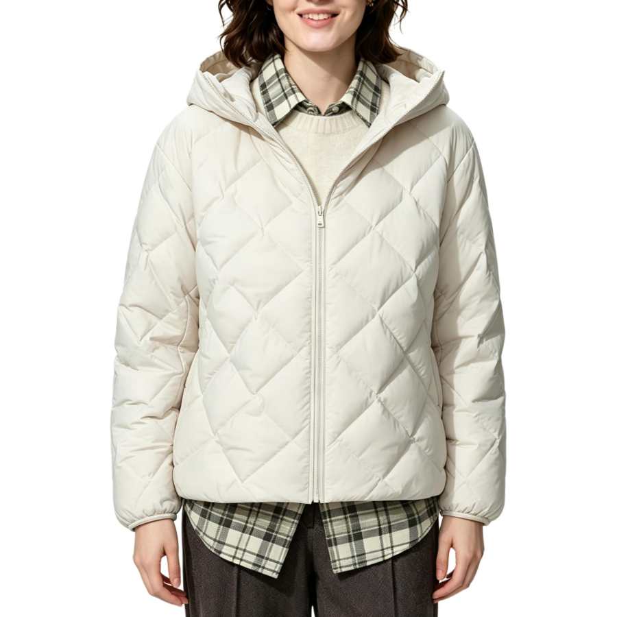 UNIQLO Puffer Jackets Women's Natural Moderate