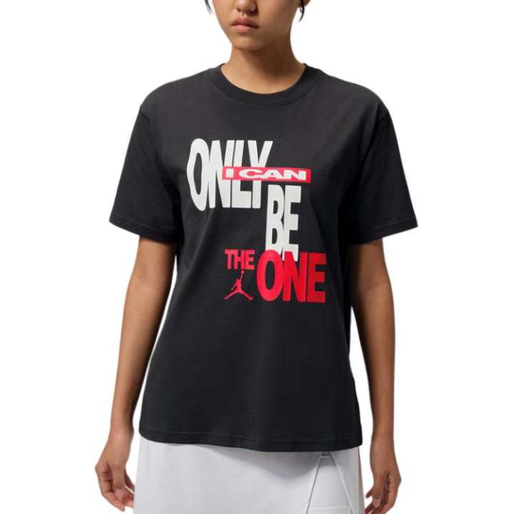 Jordan Jordan GFX T Shirts Women's Black Crew Neck