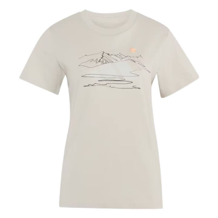 Adidas Adidas Terrex T Shirts Women's Beige Crew Neck