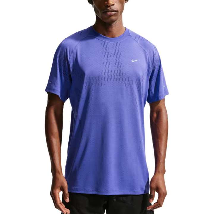 Nike Nike Dri FIT ADV Running T Shirts Men's Lapis Lazuli Blue/Dark Royal Blue Crew Neck