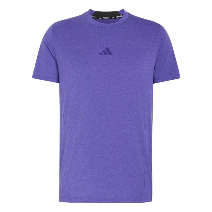 Adidas Adidas AEROREADY Fitness Clothing Men's Pure Purple Mel Crew Neck