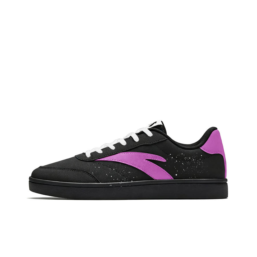ANTA Active Skateboard Shoes Men's Low Top Black