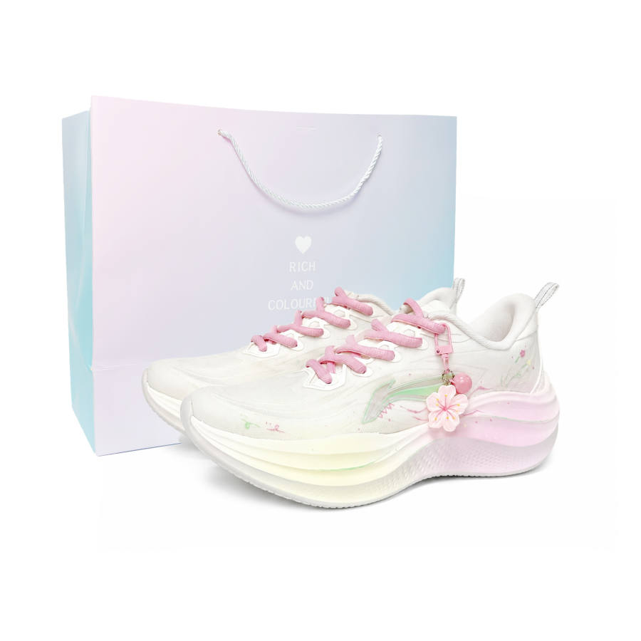Li-Ning Li Ning Ride Waves 2 Running Shoes Women's Low Top Pink