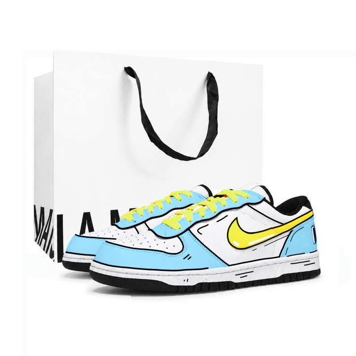Nike Nike Big Skateboard Shoes Unisex Low Top Yellow