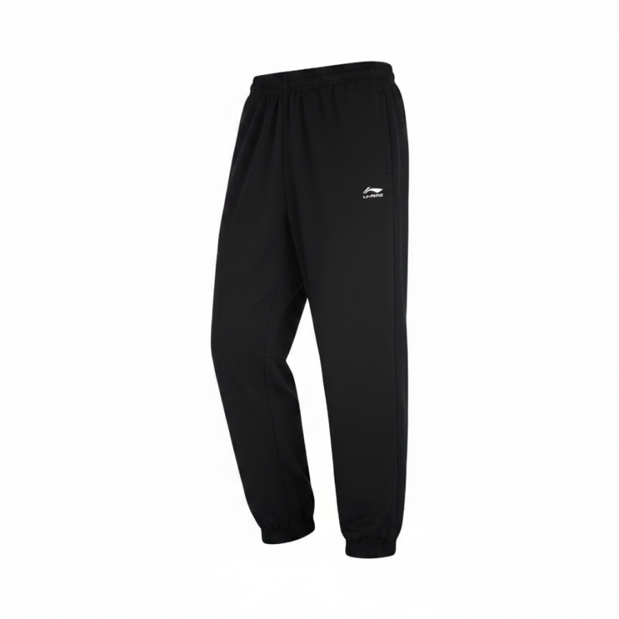 Li-Ning Li Ning Casual Pants Men's Black Moderate Cuffed Pants