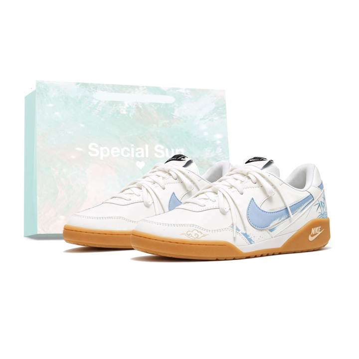 Nike Nike Terra Manta Casual Shoes Men's Low Top White Blue Brown Chinese Style Color Block