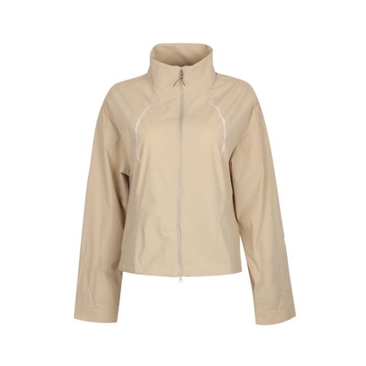 Adidas Adidas FOS Jackets Women's Khaki Stand Collar Moderate