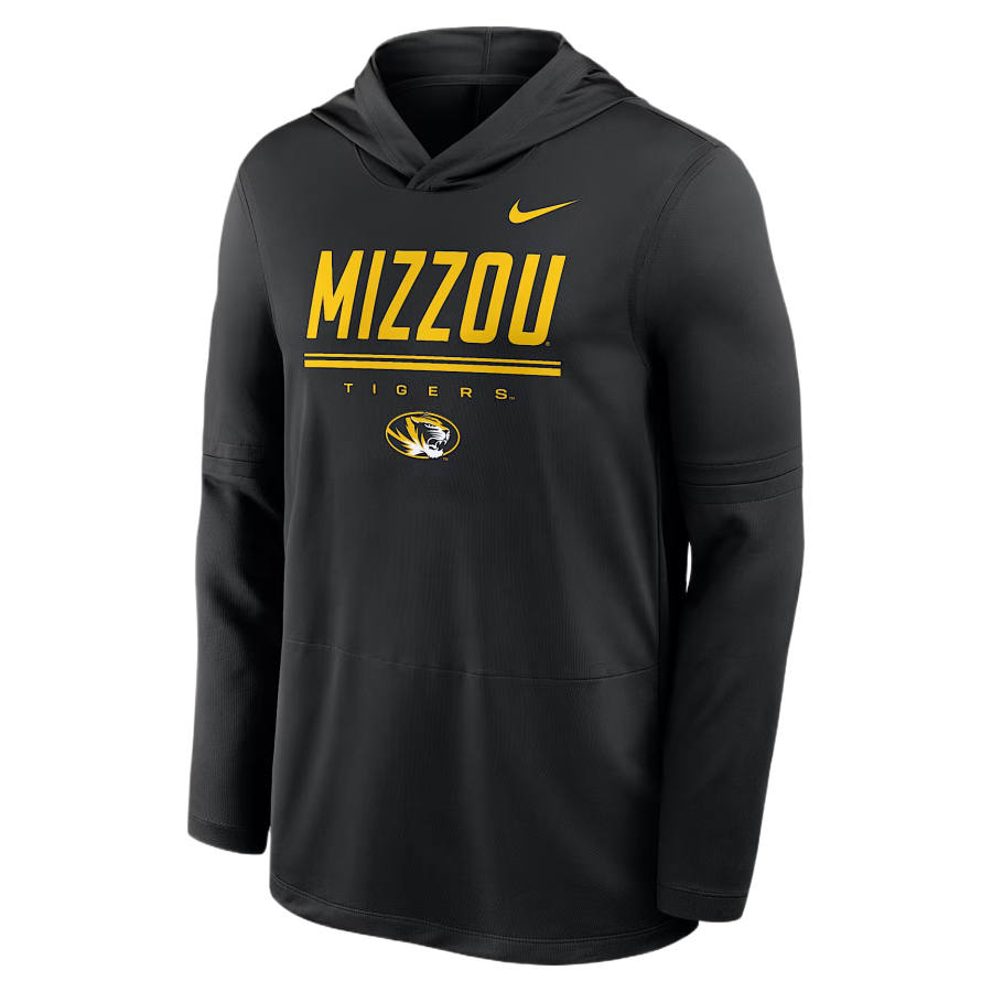 Nike Nike College Sweatshirts Men's Black Hooded Non Detachable Moderate