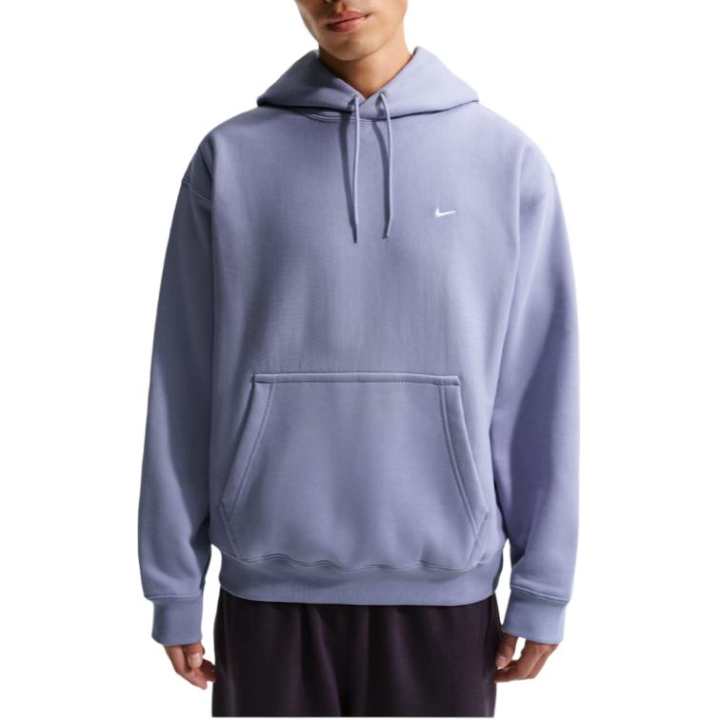 Nike Nike Solo Swoosh Sweatshirts Men's Lavender Hooded Non Detachable Moderate
