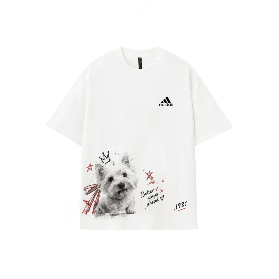 Adidas Adidas MUST HAVES T Shirts Unisex White Crew Neck Moderate