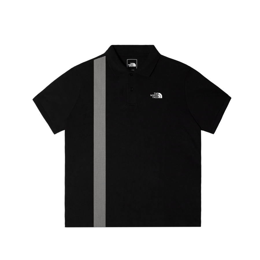 THE NORTH FACE Polo Shirts Men's Cosmic Black Lapel Moderate
