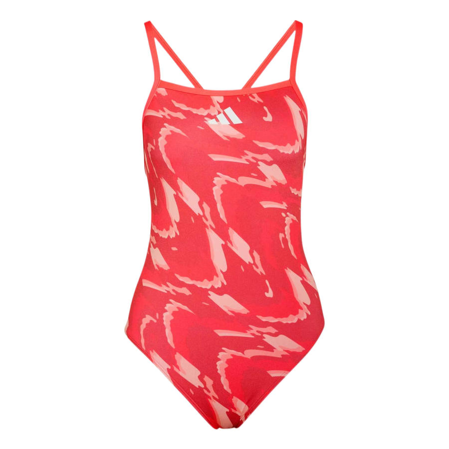 Adidas Adidas TEAM One Piece Swimsuits Women's Half Turbo/Solar Turbo Square Collar Triangle One Piece Swimsuit